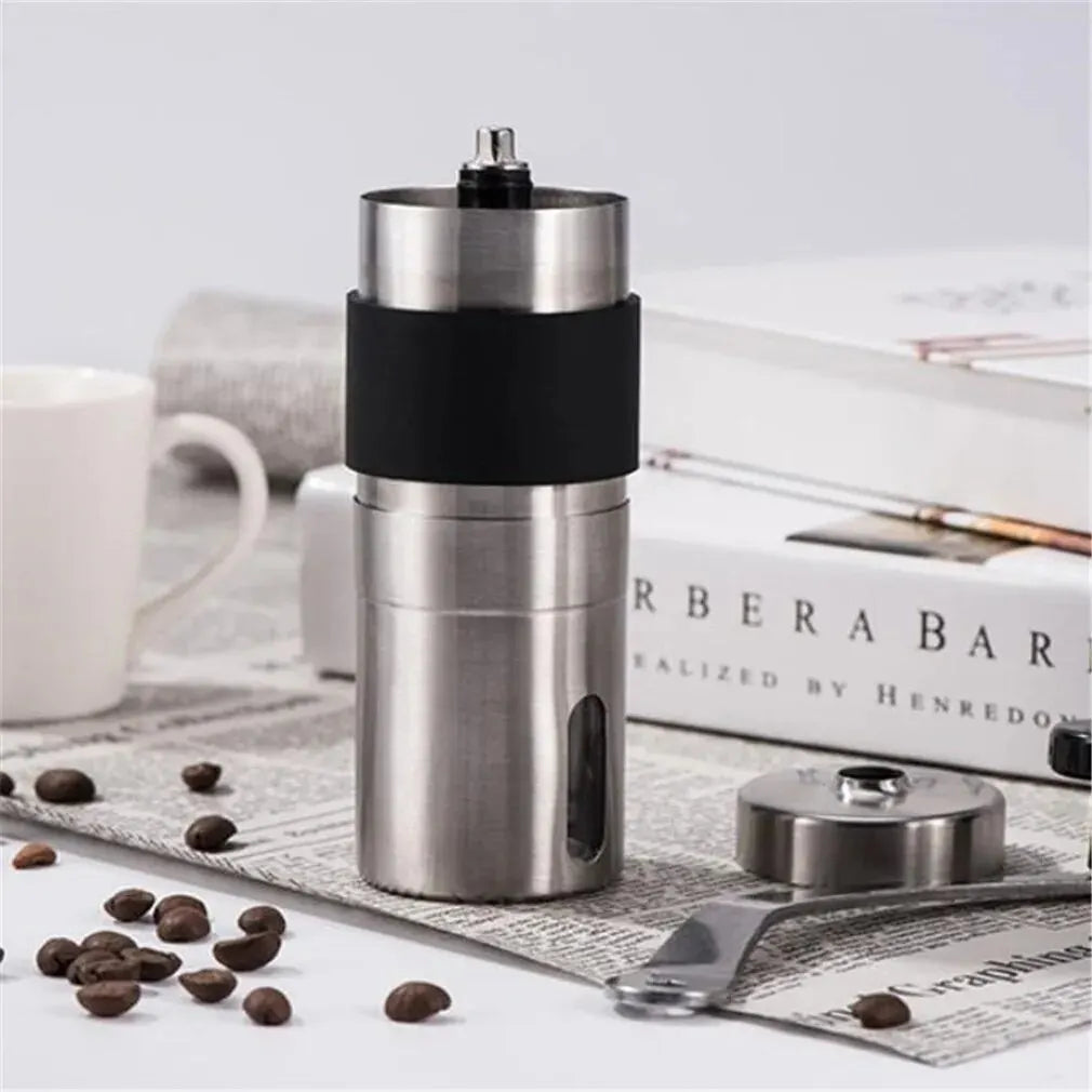 Manual Stainless Steel Portable Coffee Grinder (19cm x 5cm)